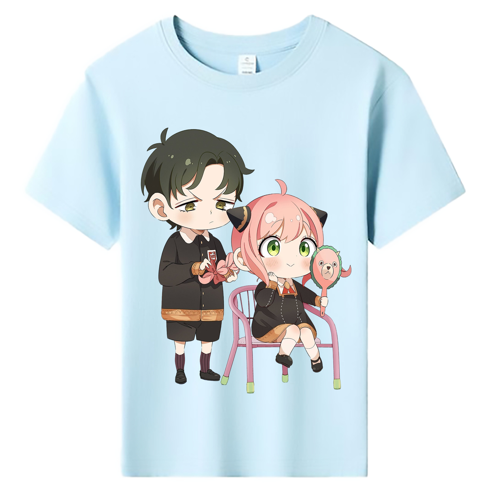 （画像用） SPY×FAMILY间谍家家酒 綿100％キッズTシャツ（フロントプリント）